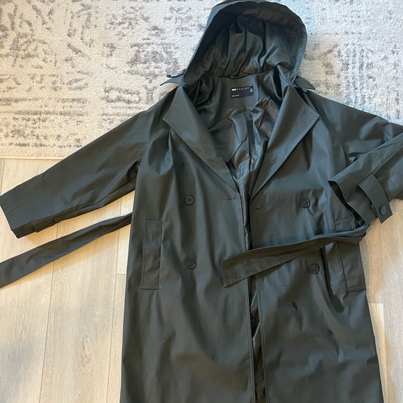 ASOS Hooded Trenchcoat - Picture 3 of 8